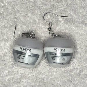 Mini Brands Pond’s Earrings - Handmade